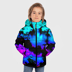 Куртка зимняя для мальчика Marshmello neon space, цвет: 3D-светло-серый — фото 2