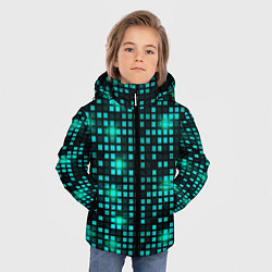 Куртка зимняя для мальчика Неоновый светящийся, цвет: 3D-светло-серый — фото 2