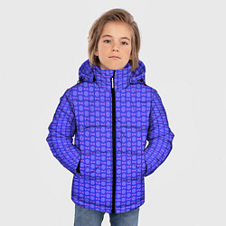 Куртка зимняя для мальчика Паттерн мягкие круглые звездочки, цвет: 3D-светло-серый — фото 2