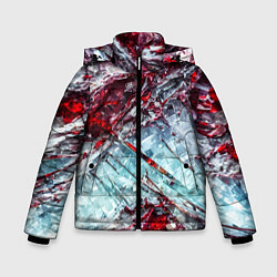 Куртка зимняя для мальчика Лёд и кровь, цвет: 3D-черный