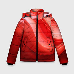 Куртка зимняя для мальчика Красная волна, цвет: 3D-светло-серый
