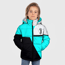 Куртка зимняя для мальчика Juventus sport geometry fc, цвет: 3D-красный — фото 2