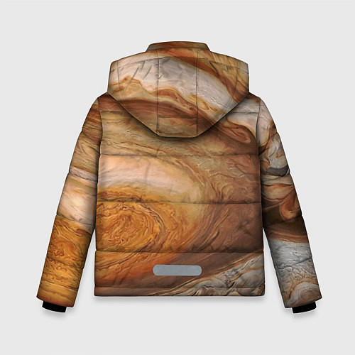 Зимняя куртка для мальчика Волны Юпитера - star dust / 3D-Черный – фото 2