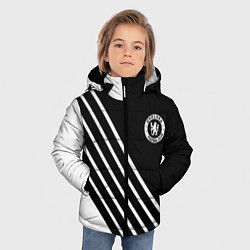 Куртка зимняя для мальчика Chelsea football club sport, цвет: 3D-светло-серый — фото 2