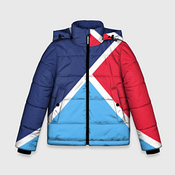 Куртка зимняя для мальчика Расцветка из 90, цвет: 3D-светло-серый