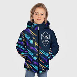 Куртка зимняя для мальчика Roma градиентные мячи, цвет: 3D-черный — фото 2