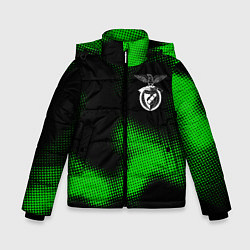 Куртка зимняя для мальчика Benfica sport halftone, цвет: 3D-черный