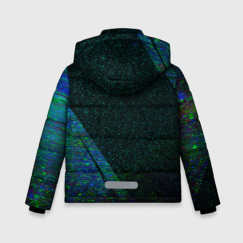Зимняя куртка для мальчика Zotye sport glitch blue / 3D-Черный – фото 2