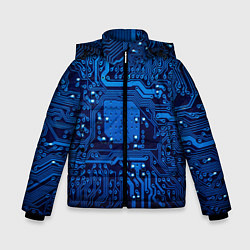 Куртка зимняя для мальчика Текстолит, цвет: 3D-красный