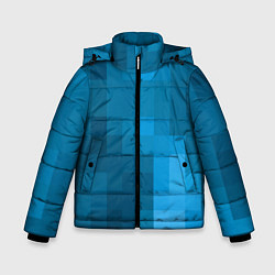 Куртка зимняя для мальчика Minecraft water cubes, цвет: 3D-светло-серый