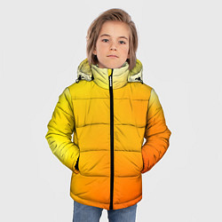 Куртка зимняя для мальчика Яркий оранж, цвет: 3D-черный — фото 2