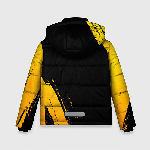 Зимняя куртка для мальчика Everton - gold gradient вертикально / 3D-Черный – фото 2