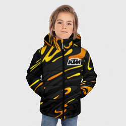 Куртка зимняя для мальчика KTM - orange liquid, цвет: 3D-светло-серый — фото 2