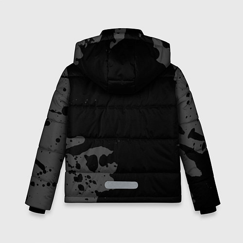 Зимняя куртка для мальчика Sporting sport на темном фоне вертикально / 3D-Черный – фото 2