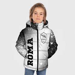 Куртка зимняя для мальчика Roma sport на светлом фоне вертикально, цвет: 3D-черный — фото 2