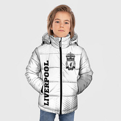 Куртка зимняя для мальчика Liverpool sport на светлом фоне вертикально, цвет: 3D-черный — фото 2