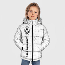 Куртка зимняя для мальчика Galatasaray sport на светлом фоне по-вертикали, цвет: 3D-черный — фото 2