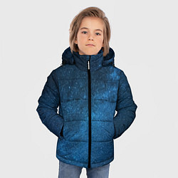 Куртка зимняя для мальчика Космическая вселенная млечный путь, цвет: 3D-светло-серый — фото 2