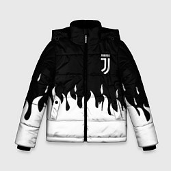 Куртка зимняя для мальчика Juventus fire, цвет: 3D-черный