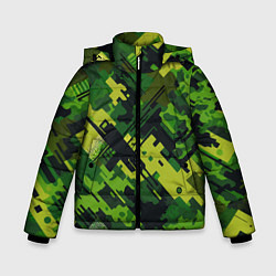 Куртка зимняя для мальчика Camouflage - pattern ai art, цвет: 3D-светло-серый