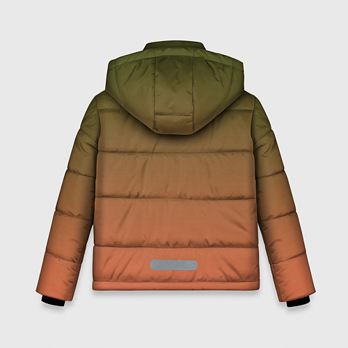 Зимняя куртка для мальчика Абстрактный градиент / 3D-Черный – фото 2