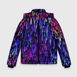 Куртка зимняя для мальчика Радужный дождь, цвет: 3D-светло-серый