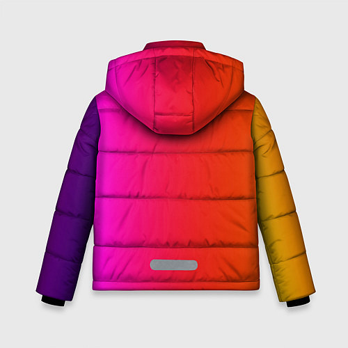 Зимняя куртка для мальчика Лучезарное сияние / 3D-Черный – фото 2