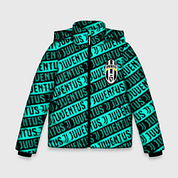 Куртка зимняя для мальчика Juventus pattern logo steel, цвет: 3D-светло-серый