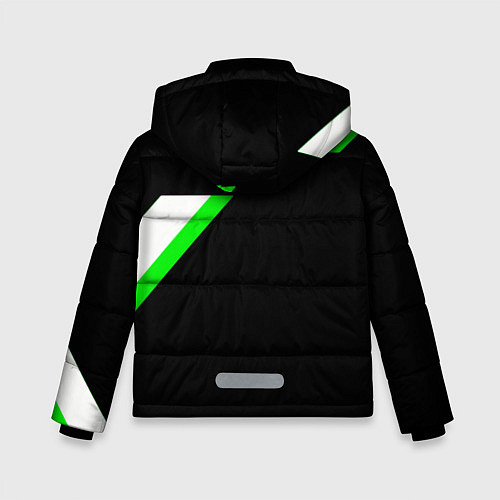Зимняя куртка для мальчика Skoda geometry / 3D-Черный – фото 2
