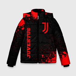 Зимняя куртка для мальчика Juventus - red gradient вертикально