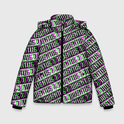 Зимняя куртка для мальчика Juventus glitch pattern