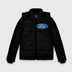 Куртка зимняя для мальчика FORD logo auto, цвет: 3D-красный