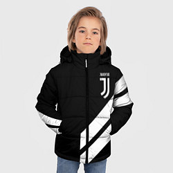 Куртка зимняя для мальчика Juventus line white, цвет: 3D-красный — фото 2