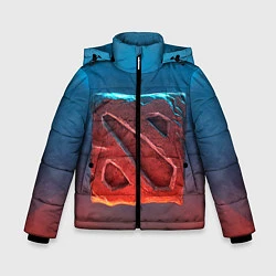 Куртка зимняя для мальчика Dota 2: Symbol, цвет: 3D-черный