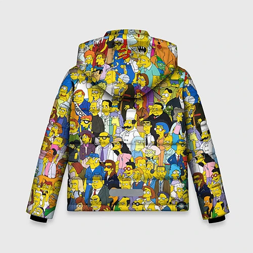 Зимняя куртка для мальчика Simpsons Stories / 3D-Черный – фото 2