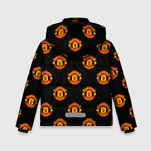 Зимняя куртка для мальчика Manchester United Pattern / 3D-Красный – фото 2