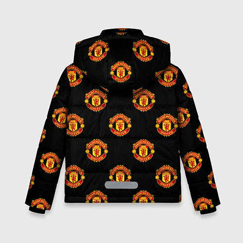 Зимняя куртка для мальчика Manchester United Pattern / 3D-Черный – фото 2