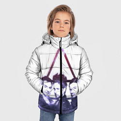 Куртка зимняя для мальчика 30 seconds to mars, цвет: 3D-черный — фото 2