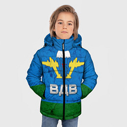 Куртка зимняя для мальчика Флаг ВДВ цвета 3D-черный — фото 2