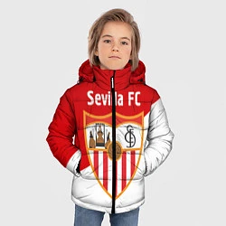 Куртка зимняя для мальчика Sevilla FC, цвет: 3D-черный — фото 2