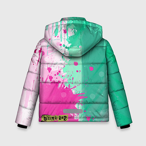 Зимняя куртка для мальчика Blink-182: Purple Smile / 3D-Красный – фото 2