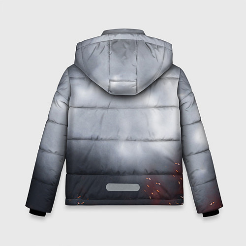 Зимняя куртка для мальчика Геральт / 3D-Черный – фото 2