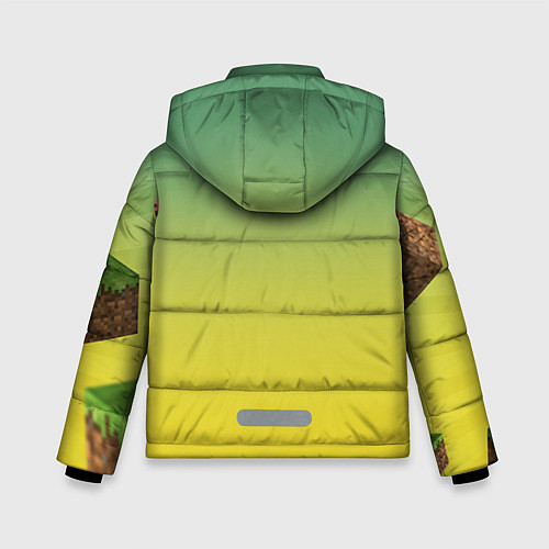 Зимняя куртка для мальчика Minecraft Tree / 3D-Черный – фото 2