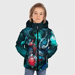 Куртка зимняя для мальчика Storm Spirit, цвет: 3D-черный — фото 2