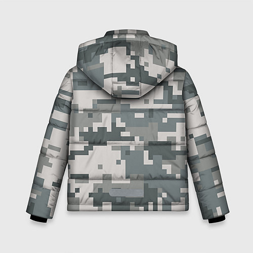 Зимняя куртка для мальчика Камуфляж / 3D-Черный – фото 2