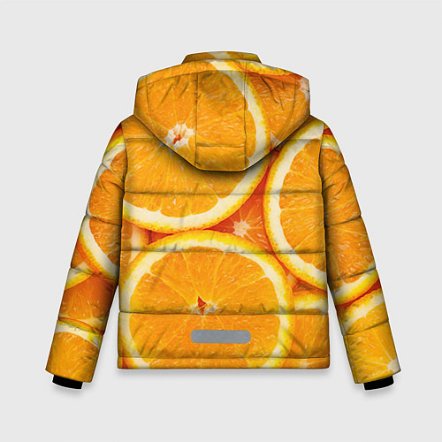Зимняя куртка для мальчика Апельсин / 3D-Черный – фото 2