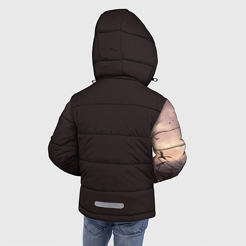 Зимняя куртка для мальчика Князь Святослав Игоревич / 3D-Красный – фото 4