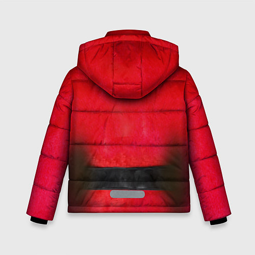Зимняя куртка для мальчика Дед мороз / 3D-Красный – фото 2