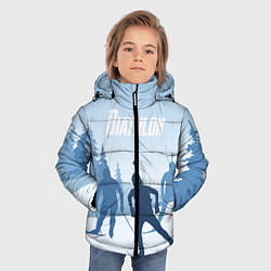 Куртка зимняя для мальчика Биатлон, цвет: 3D-светло-серый — фото 2