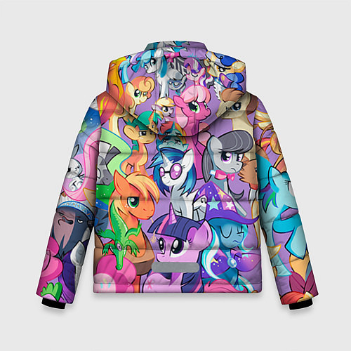 Зимняя куртка для мальчика My Little Pony / 3D-Черный – фото 2